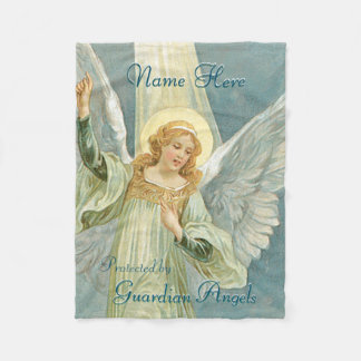 Aangepast toevoegen naam Guardian Angel Blanket Fleece Deken