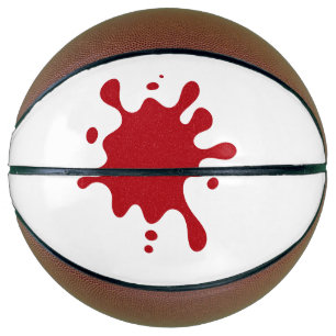 Aangepast Tomaat Rood Spat Basketball Ontwerp Basketbal