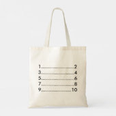 Aangepast Tote Bag (Achterkant)