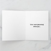 Aangepast tractorland Barn Rustic Wedding Kaart (Binnen)