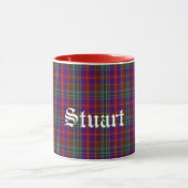 Aangepast traditioneel Stuart Tartan Pset Mok (Midden)