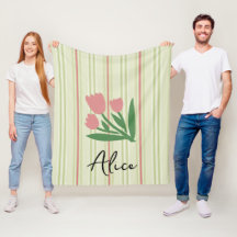 Aangepast trendy pastel retro patroon strepen Groe