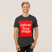 Aangepast Tri-Blend shirt (Voorkant volledig)