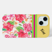 Aangepast tropisch ventilatorontwerp Case-Mate iPhone case (Achterkant (horizontaal))