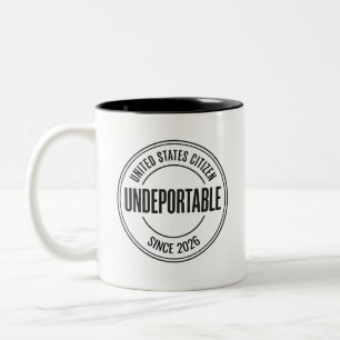 Aangepast trots nieuw Amerikaans cadeau, onuitzetb Tweekleurige Koffiemok