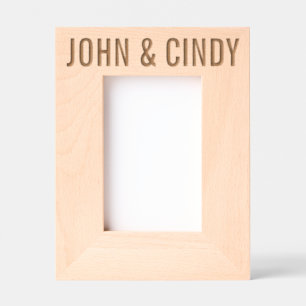 AANGEPAST TROUWHOUT GEGRAVEERDE LIJSTJES