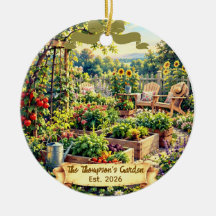 Aangepast tuin cadeau ornament voor familie. Huisd