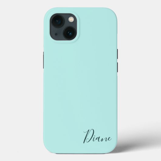 Aangepast Turquoise Case-Mate iPhone Case (Achterkant)