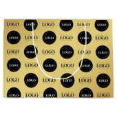 Aangepast twee Logo Stap voor hergebruik van bedri Groot Cadeauzakje (Voorkant)