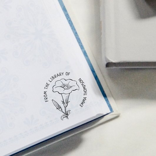 Aangepast uit de bibliotheek van het botanische Li Rubberstempel