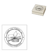 Aangepast 'Uit de bibliotheek van' Rubberstempel (Gestempeld)