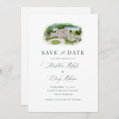 Aangepast uitnodigingsontwerp kaart (Voorkant / Achterkant)