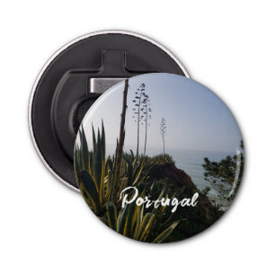 Aangepast Uitzicht Kustzone Algarve Button Flesopener