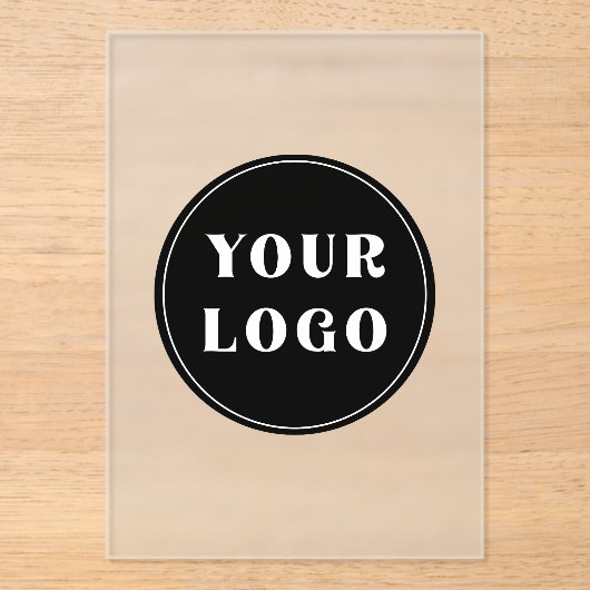 Aangepast, uniek, slank en minimalistisch acryl uitnodigingen (Voorkant)