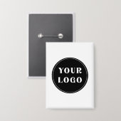 Aangepast, uniek, slank en minimalistisch button (Voorkant / Achterkant)