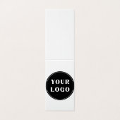 Aangepast, uniek, slank en minimalistisch kaart (Buitenkant ongevouwen)