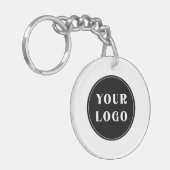 Aangepast, uniek, slank en minimalistisch sleutelhanger (Voorkant Links)