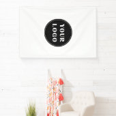 Aangepast, uniek, slank en minimalistisch spandoek (Insitu)