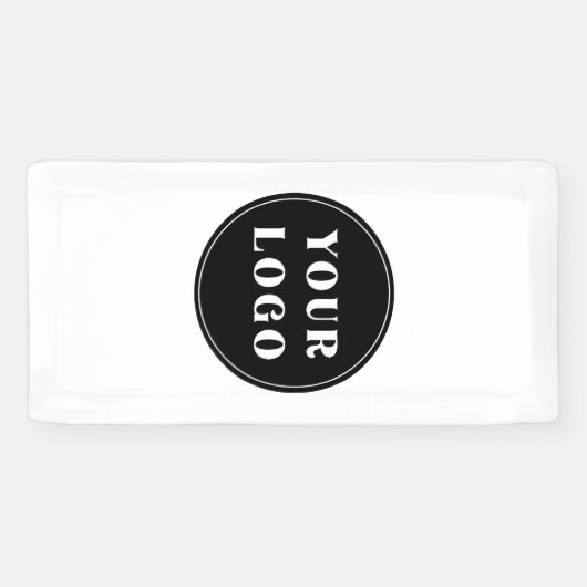 Aangepast, uniek, slank en minimalistisch spandoek (Horizontaal)