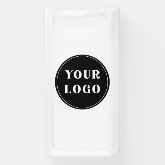 Aangepast, uniek, slank en minimalistisch spandoek (Verticaal)