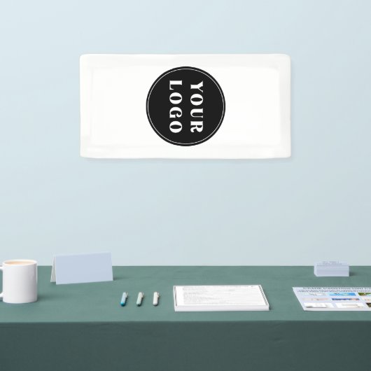 Aangepast, uniek, slank en minimalistisch spandoek (Beurs)