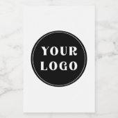 Aangepast, uniek, slank en minimalistisch wijn etiket (Enkel label)