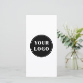 aangepast, uniek, strak & minimalistisch bedankkaart (Staand voorkant)