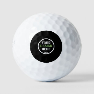 aangepast, uniek, strak & minimalistisch golfballen