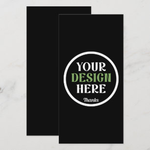 aangepast, uniek, strak & minimalistisch hershey®' bedankkaart