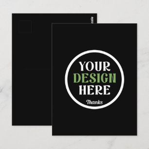 aangepast, uniek, strak & minimalistisch hershey®' briefkaart