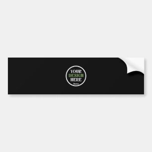 aangepast, uniek, strak & minimalistisch hershey®' bumpersticker