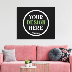 aangepast, uniek, strak & minimalistisch hershey®' canvas afdruk