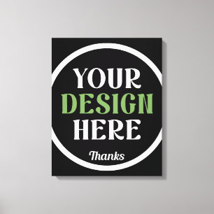 aangepast, uniek, strak & minimalistisch hershey®' canvas afdruk