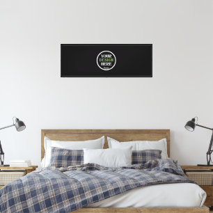 aangepast, uniek, strak & minimalistisch hershey®' canvas afdruk