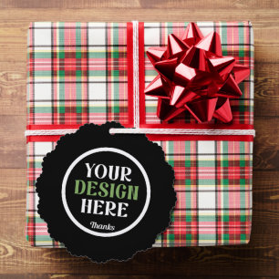 aangepast, uniek, strak & minimalistisch hershey®' ornament kaart