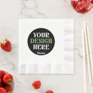 aangepast, uniek, strak & minimalistisch hershey®' servet