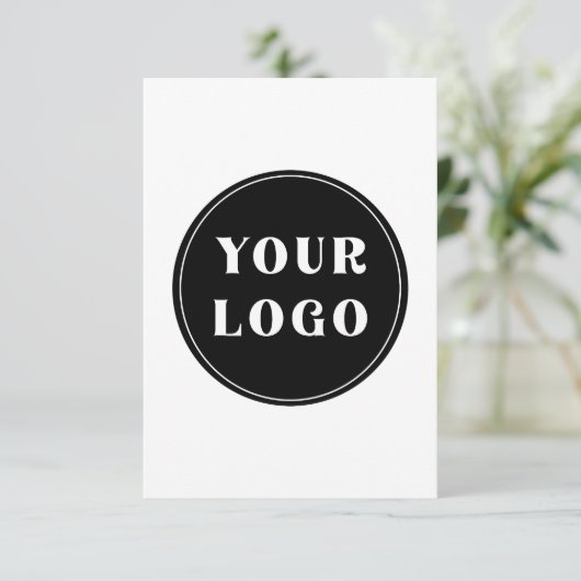 aangepast, uniek, strak & minimalistisch kaart (Staand voorkant)