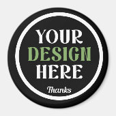 aangepast, uniek, strak & minimalistisch magneet (Voorkant)