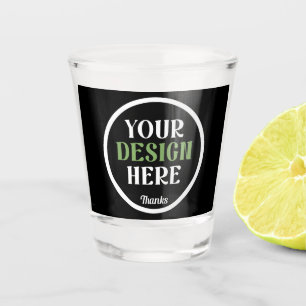 aangepast, uniek, strak & minimalistisch shot glas