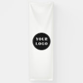 aangepast, uniek, strak & minimalistisch spandoek (Verticaal)