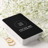 Aangepast Upload uw bedrijf Logo hier Tarot Pokerkaarten (Insitu (Huwelijk))