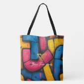 Aangepast: Urban Graffiti gepersonaliseerd Tas (Achterkant)