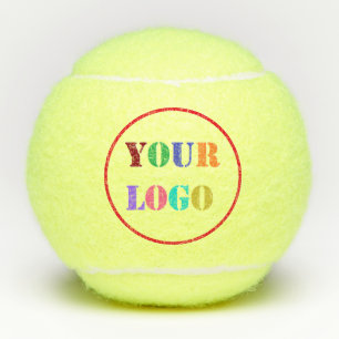 Aangepast uw bedrijf Logo Tennis Balls Sjabloon Tennisballen
