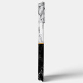 Aangepast uw brief Marble Design iPhone Case (Achterkant / Rechts)