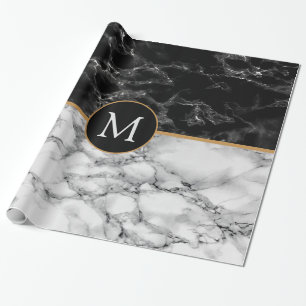 Aangepast uw brief wrapping papier marmer ontwerp
