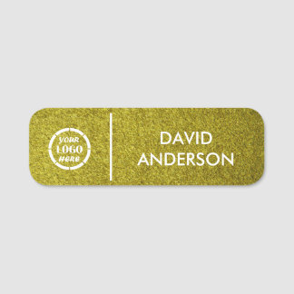 Aangepast uw Business Logo Basic Medewerker Person Naamplaatje