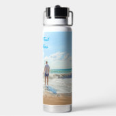Aangepast uw favoriete Fles van het Fotowater met (Achterkant)