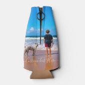 Aangepast uw favoriete Fotofles Koeler met Tekst (Achterkant)