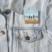 Aangepast Uw Foto Button Gift met Tekst (In situ)