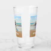 Aangepast uw fotoglas met gepersonaliseerde tekst glas (Links)